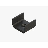 LCB LED Alu Profiel Plat - Toehebehoren | Montagebeugel Set Zwart - incl. schroeven LCB LED Alu Profiel Plat - Toehebehoren | Montagebeugel Set Zwart - incl. schroeven