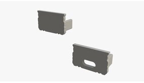 LCB LED Alu Profiel Plat - Toehebehoren | Afdekkap Grijs - Beginstuk en Eindkap - Alu Profiel model Plat LCB LED Alu Profiel Plat - Toehebehoren | Afdekkap Grijs - Beginstuk en Eindkap - Alu Profiel model Plat