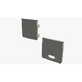 LCB LED Alu Profiel Diep - Toehebehoren | Afdekkap Grijs -  Beginstuk en Eindkap - Alu Profiel model Diep LCB LED Alu Profiel Diep - Toehebehoren | Afdekkap Grijs -  Beginstuk en Eindkap - Alu Profiel model Diep
