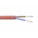 Siliconenkabel aansluitsnoer brandwerend 2x1.5mm_ met ronde mantel rond - per meter Siliconenkabel aansluitsnoer brandwerend 2x1.5mm_ met ronde mantel rond - per meter