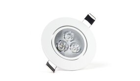 LED inbouwspot Dimbaar - 3W vervangt 25W - 4000K helder wit licht - Kantelbaar LED inbouwspot Dimbaar - 3W vervangt 25W - 4000K helder wit licht - Kantelbaar