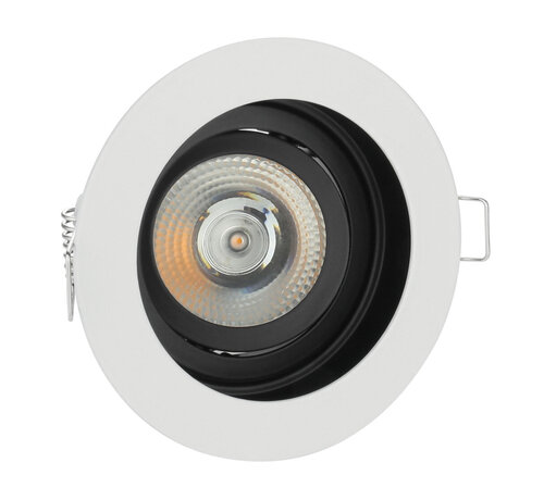 LED GU10 inbouwspot wit rond - Enkelvoudig voor 1 LED GU10 spot - Kantelbaar