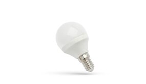 Spectrum LED lamp E14 G45 - 6W vervangt 46W - 4000K helder wit licht