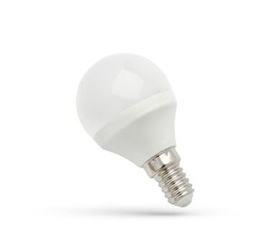 Spectrum voor de installateur LED lamp E14 G45 - 6W vervangt 46W - 4000K helder wit licht