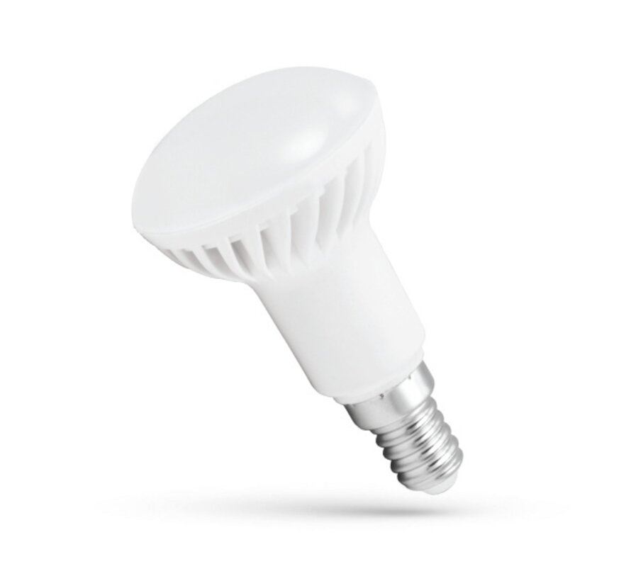 LED lamp E14 - R-50 - 6W vervangt 60W - 6400K - daglicht wit