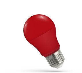 Spectrum voor de installateur LED lamp E27 - A50 - 5W vervangt 50W - Rood licht