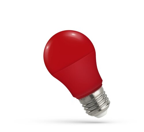 LED lamp E27 - A50 - 5W vervangt 50W - Rood licht