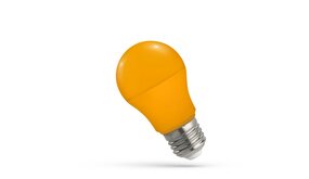 Spectrum voor de installateur: Betaalbare kwaliteit en veelzijdige LED-oplossingen LED lamp E27 - A50 - 5W vervangt 50W - Oranje licht