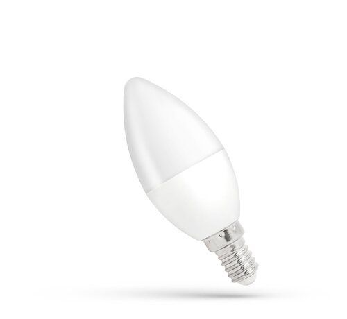 LED lamp E14 - C38 - 8W vervangt 80W - 6000K daglicht wit