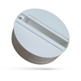 Spectrum voor de installateur 3-Fase Spanningsrail toebehoren | MONOPOINT - Begin Voeding voor enkele Railspot - Wit - Geschikt voor Branta spot