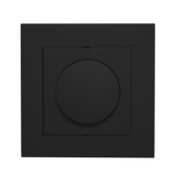 LCB LED Europe  LED Dimmer afdekraam / afdekplaat Modern Zwart - 84x84mm