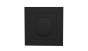 LCB LED LED Dimmer afdekraam / afdekplaat Modern Zwart - 84x84mm LCB LED LED Dimmer afdekraam / afdekplaat Modern Zwart - 84x84mm