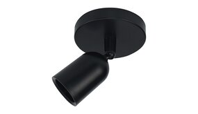 Spectrum voor de installateur Plafondspot Solis zwart - GU10 aansluiting - 360Â¡ draaibaar