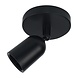Spectrum voor de installateur Plafondspot Solis zwart - GU10 aansluiting - 360Â¡ draaibaar