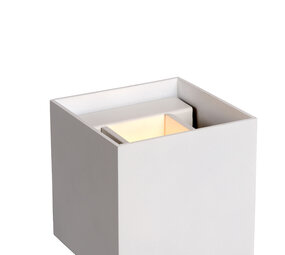 Lucide LED Wandlamp XIO Wit - 4W dimbaar - 2700K warm wit licht