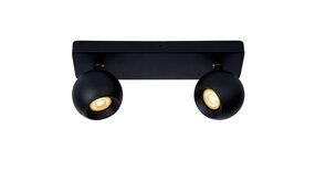 Lucide LED Plafondspot zwart FAVORI - 2xGU10 fitting