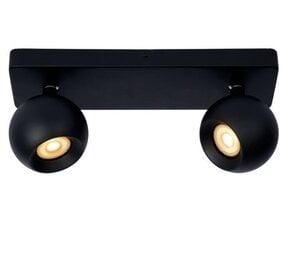 Lucide LED Plafondspot zwart FAVORI - 2xGU10 fitting