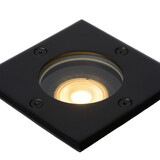 Lucide LED Grondspot zwart vierkant BILTIN - 1x GU10 fitting - IP67 Lucide LED Grondspot zwart vierkant BILTIN - 1x GU10 fitting - IP67