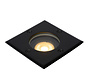 LED Grondspot zwart vierkant BILTIN - 1x GU10 fitting - IP67