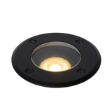 Lucide LED Grondspot zwart rond BILTIN - 1x GU10 fitting - IP67 Lucide LED Grondspot zwart rond BILTIN - 1x GU10 fitting - IP67