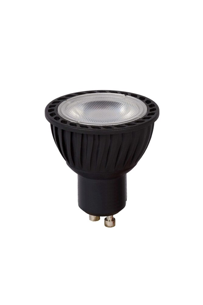 Lucide LED spot dimbaar - GU10 zwart - 5W 470Lm  - 3000K 830 Warm wit  - Vervangt 30W Lucide LED spot dimbaar - GU10 zwart - 5W 470Lm  - 3000K 830 Warm wit  - Vervangt 30W
