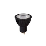 Lucide LED spot dimbaar - GU10 zwart - 5W 470Lm  - 3000K 830 Warm wit  - Vervangt 30W Lucide LED spot dimbaar - GU10 zwart - 5W 470Lm  - 3000K 830 Warm wit  - Vervangt 30W