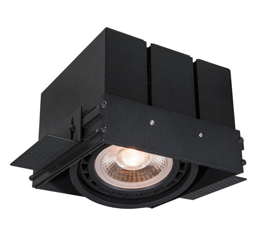 LED Inbouwspot TRIMLESS - GU10 AR111 - excl. LED spot - Zwart