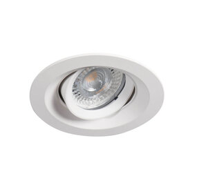 Kanlux LED inbouwspot 95mm - Colie Mat wit - GU10 - Verdiept Kantelbaar | Zaagmaat 75mm