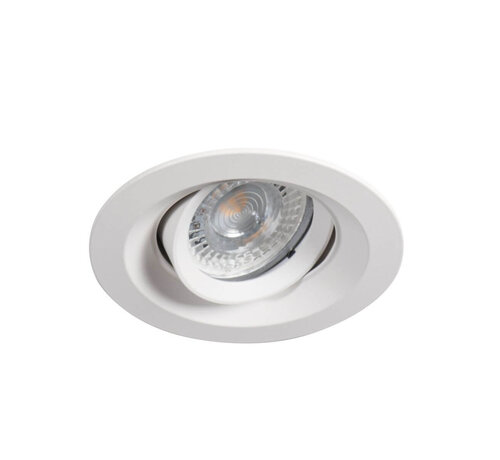 LED inbouwspot Colie mat wit - Zaagmaat 75mm - verdiept