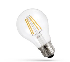 Spectrum voor de installateur LED filament lamp - niet dimbaar - E27 A60 - 6W vervangt 70W - 4000K helder wit licht