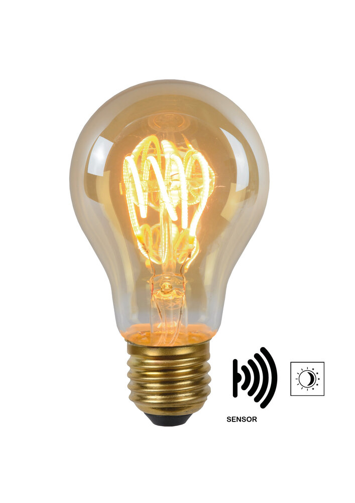 Lucide LED Filament lamp TWILIGHT met schemersensor - E27 A60 4W 2200K