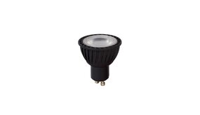 Lucide LED Spot GU10 -  Zwart - 5W 320Lm - DTW 2200K - 3000K  922-930 Dim To Warm | CRI95 - Dimtone Dimbaar - vervangt 30W