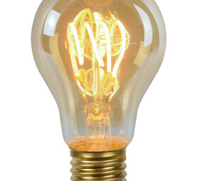Lucide Lucide - LED Filament lamp E27 - A60 -  Â¯6cm - 5W Dimbaar  2200K Amber
