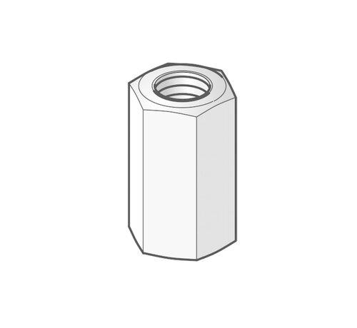 Kabelbaan Moer VM10 voor draadstang - SET - 100 stuks- geschikt voor 150mm x 60MM kabelbaan