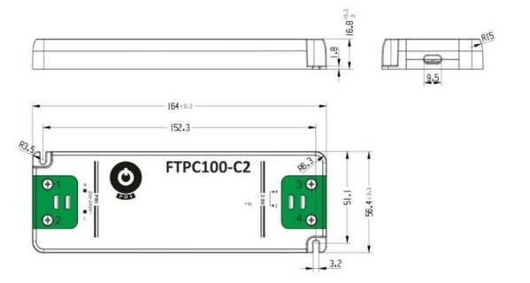LED voedingsadapter - 24V 100W 4.17A - IP20