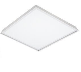 LED paneel opbouw - 62x62cm  - Aluminium wit - Incl. schroevenset