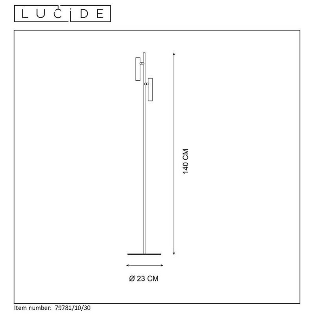 Lucide LED Leeslamp PHILON zwart - 5W - 3000K - dimbaar - dubbel Lucide LED Leeslamp PHILON zwart - 5W - 3000K - dimbaar - dubbel