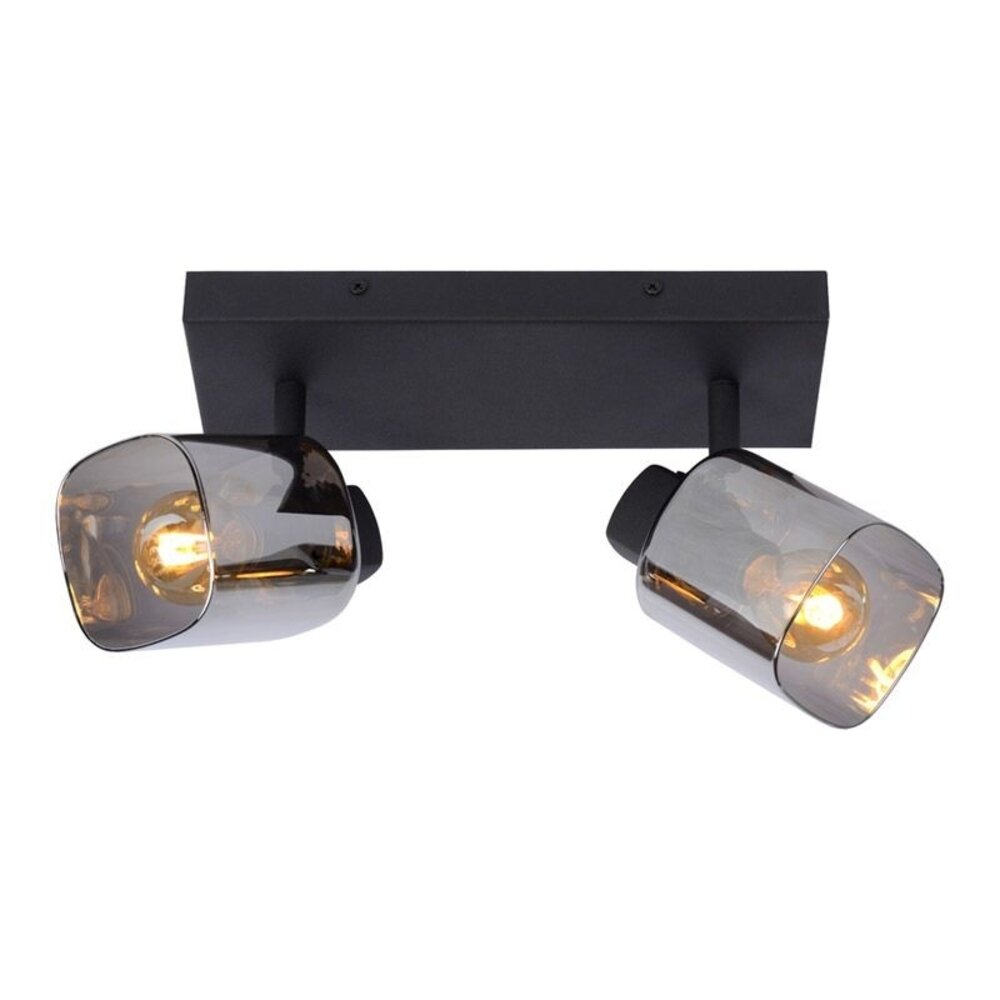 Lucide LED E14 Plafondspot ALION zwart - Dubbelvoudig voor 2 LED E14 spots Lucide LED E14 Plafondspot ALION zwart - Dubbelvoudig voor 2 LED E14 spots