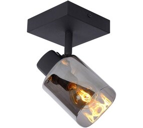Lucide LED Plafondspot ALION - E14 fitting - Zwart