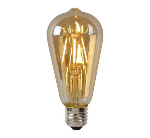 LED Filament lamp dimbaar - E27 ST64 5W 2700K - Amber