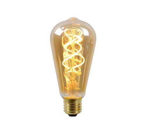 LED Filament lamp dimbaar - E27 ST64 5W 2200K - Amber