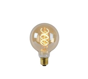 Lucide LED Filament lamp dimbaar - E27 G95 4,9W 2200K - Amber