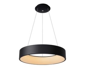 Lucide LED Hanglamp TALOWE zwart rond - 42W 3000K - dimbaar