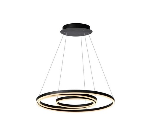 LED Hanglamp TRINITI zwart - 125W 3000K - dimbaar