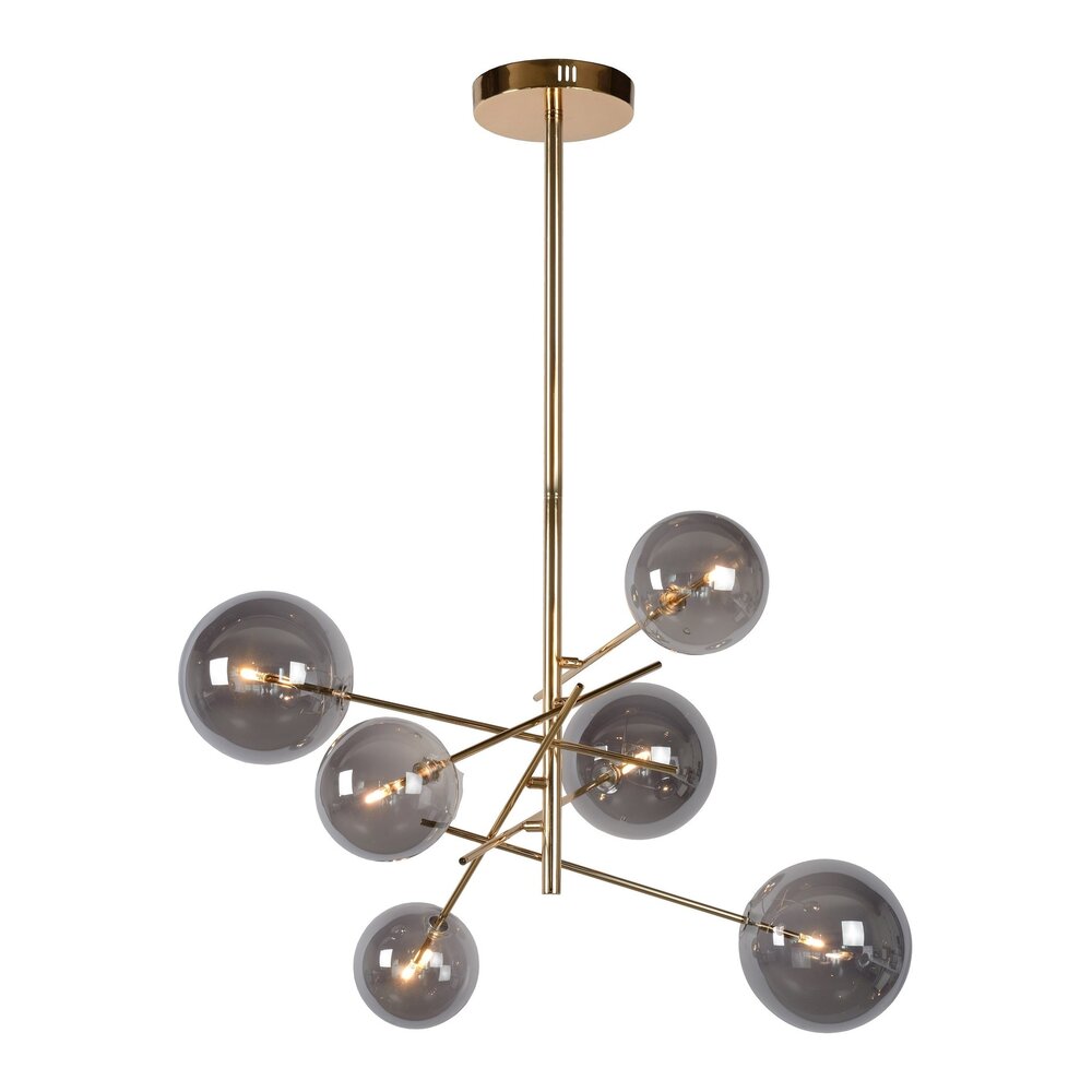 Lucide LED Hanglamp ALARA goud - 2W - 2700K - Fumé Lucide LED Hanglamp ALARA goud - 2W - 2700K - Fumé