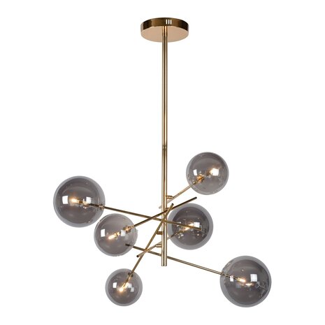 Lucide LED Hanglamp ALARA goud - 2W - 2700K - Fumé Lucide LED Hanglamp ALARA goud - 2W - 2700K - Fumé