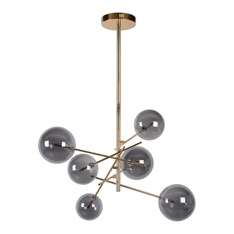 Lucide LED Hanglamp ALARA goud - 2W - 2700K - Fumé Lucide LED Hanglamp ALARA goud - 2W - 2700K - Fumé
