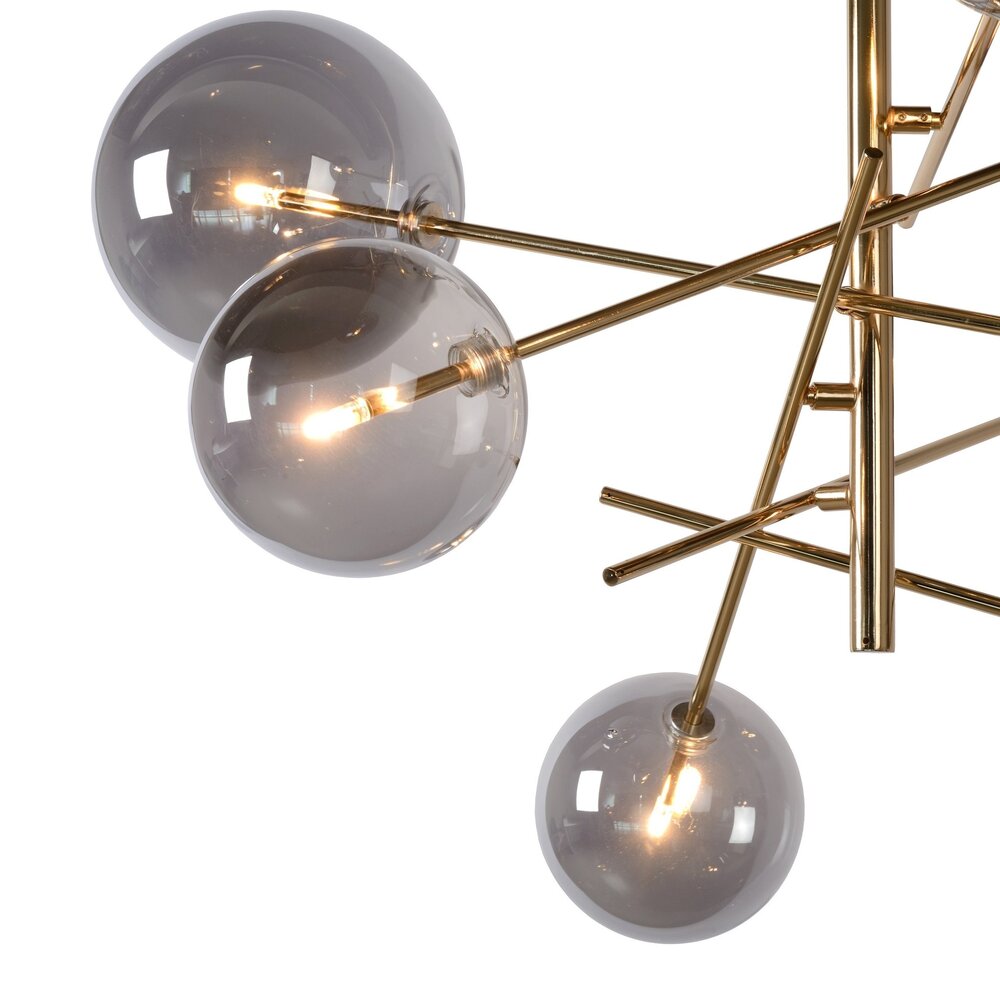 Lucide LED Hanglamp ALARA goud - 2W - 2700K - Fumé Lucide LED Hanglamp ALARA goud - 2W - 2700K - Fumé