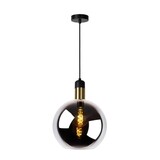 Lucide LED Hanglamp JULIUS zwart - 1x E27 fitting - Fumé