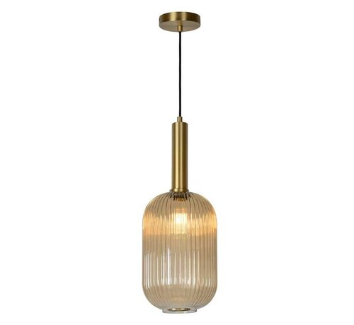 LED Hanglamp MALOTO goud - 1x E27 fitting - Amber
